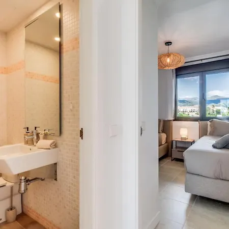 2br Sunset Golf With Sea View And Private Terrace 公寓 埃斯特波纳