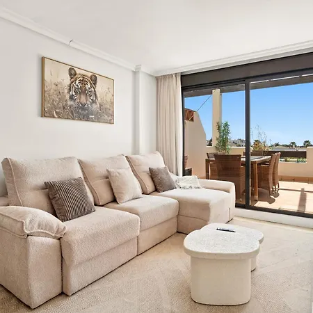 2br Sunset Golf With Sea View And Private Terrace شقة إِستيبونا